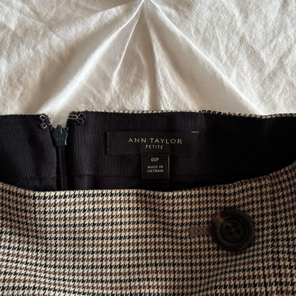 ann taylor houndstooth pencil skirt - Picture 3 of 4